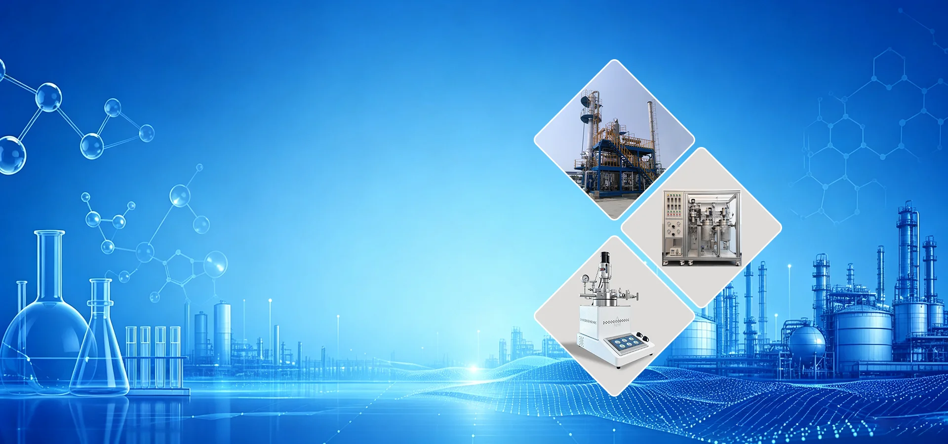 Fábrica de aparelhos de destilação de laboratório na China