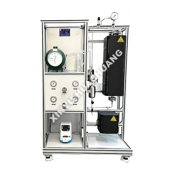 Unidade de avaliação de leito fluidizado PLC